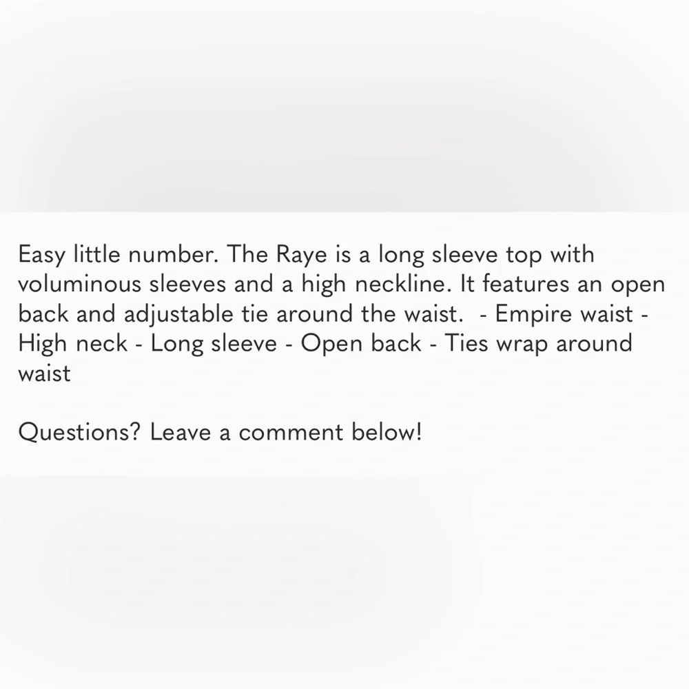 NWOT Reformation Raye Top in Emelia Floral 0 - Picture 9 of 9